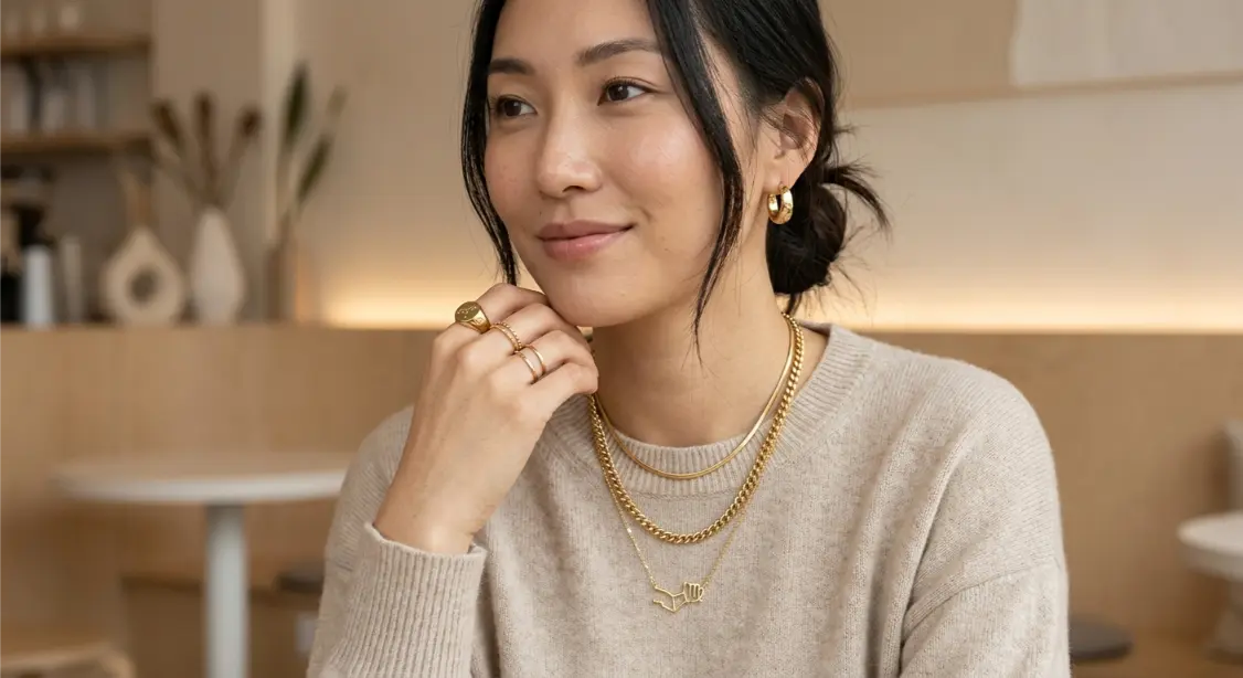 Modern minimalist birthstone jewelry styling guide for every month
