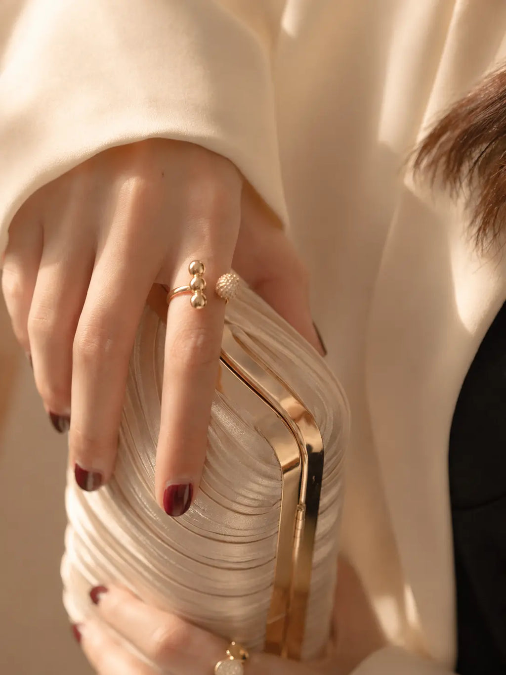 Verstellbarer Zirkonia-Ring für Frauen | Offener Ring aus Legierung